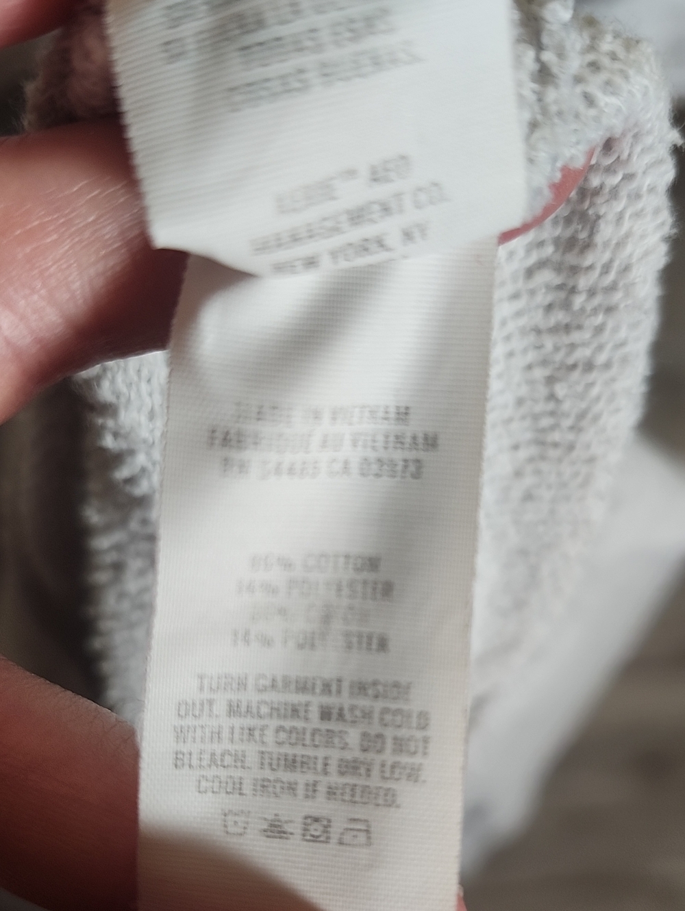 Aerie Down To Earth 1/4 Zip Sweatshirt In Light Gray - Picture 10 of 10